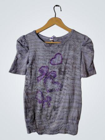 Justice Gray Short Sleeve Top