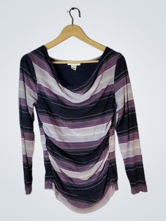 Calvin Klein Striped Long Sleeve Top