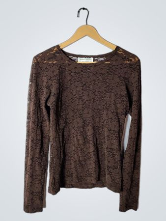 Warwick Jones Brown Lace Top