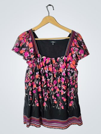 APT 9 Floral Blouse