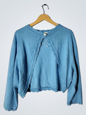 Blue Long Sleeve Sweater