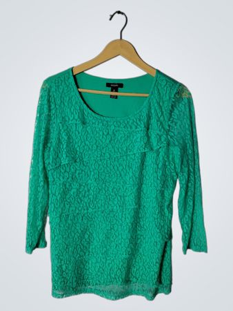 Alfani Green Blouse