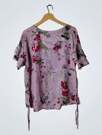 Lilac Floral Blouse