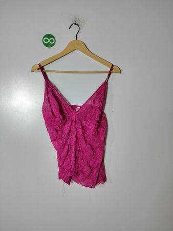 Cantilace Pink Lace Camisole Top
