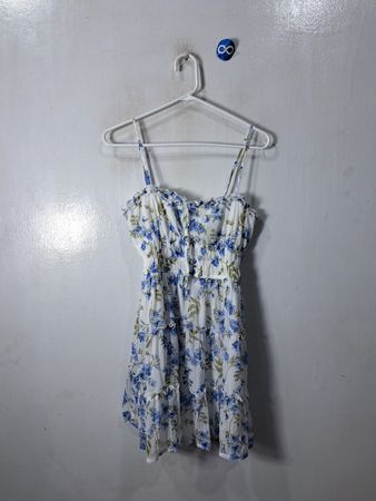 Blue Floral Dress