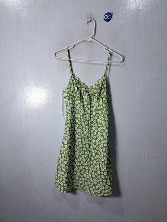 Green Floral Dress