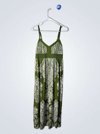 Green Paisley Dress