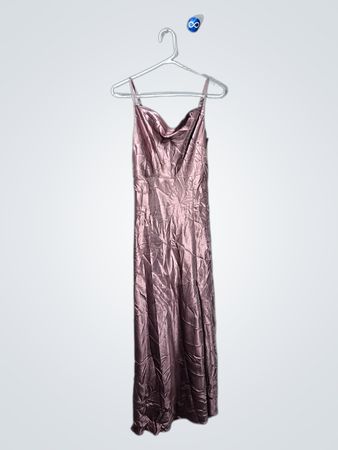 Birdy Grey Satin Slip Dress