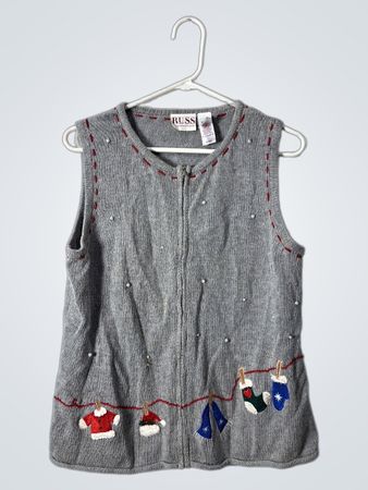 Russ Gray Knit Vest