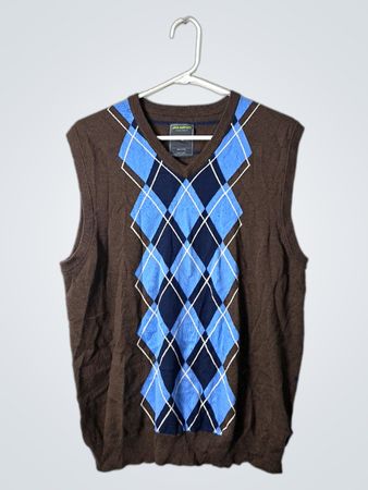 John Bartlett Argyle Sweater Vest