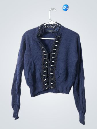 andrea jo Beaded Cardigan