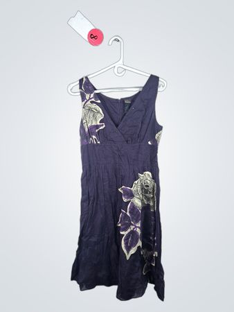 Calvin Klein Purple Floral Dress