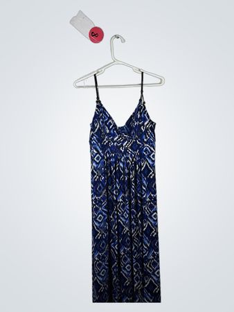 American Living Blue Patterned Dress