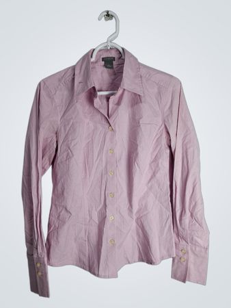 Ann Taylor Pink Button-Down Shirt