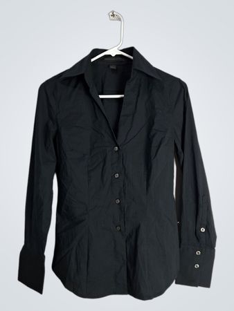 Black Button-Down Shirt