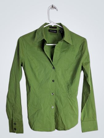 Green Button-Down Shirt