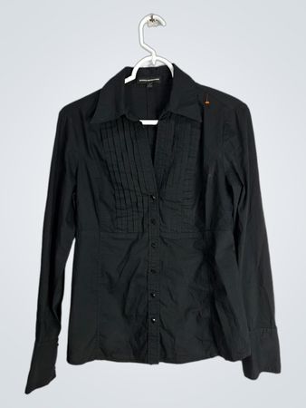 Black Button-Down Shirt