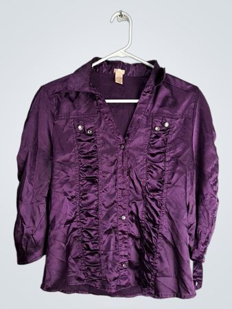Purple Long-Sleeve Shirt