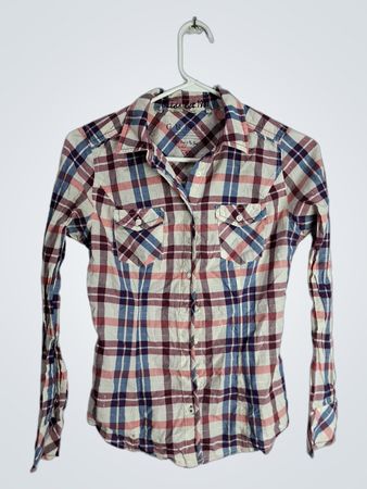 Guess Plaid Long-Sleeve Shirt