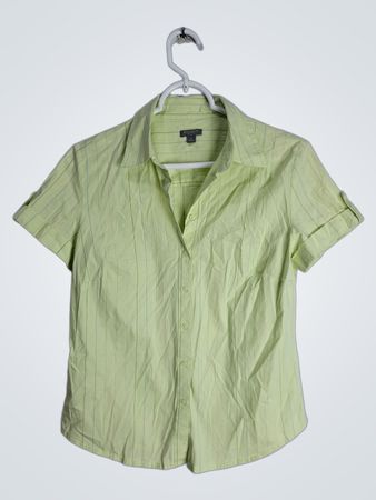 Ann Taylor Petite Striped Button-Down Shirt