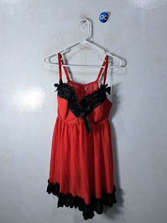 Cicaque Intimates Red Lace Babydoll
