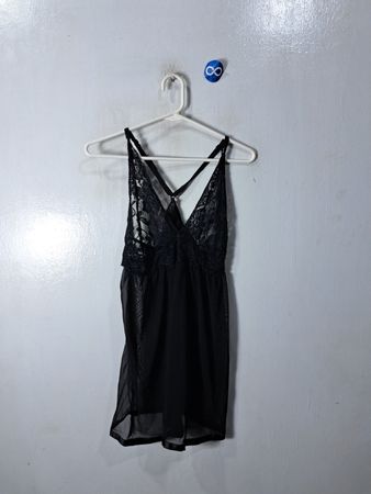 A'LOVE Black Lace Cami Top