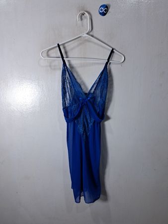 Blue Lace Chemise