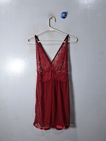 Red Lace Chemise