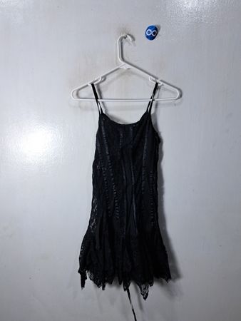 Unbranded Black Lace Mini Dress