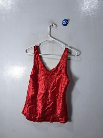 Red Silk Camisole