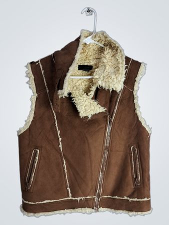 Steve Madden Brown Suede Vest