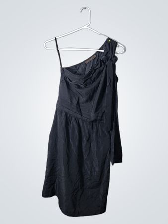 Black One-Shoulder Dress