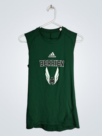 Adidas Berrien Green Sleeveless Tank Top