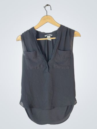 Gray Sleeveless Top