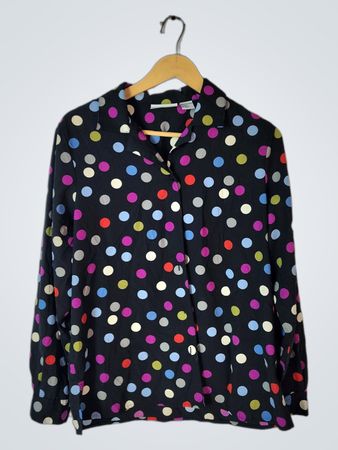 Alfred Dunner Polka Dot Blouse