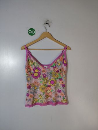 Pink Floral Camisole