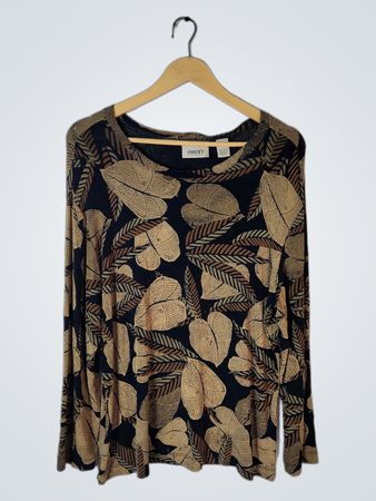 Chico's Travelers Long Sleeve Top