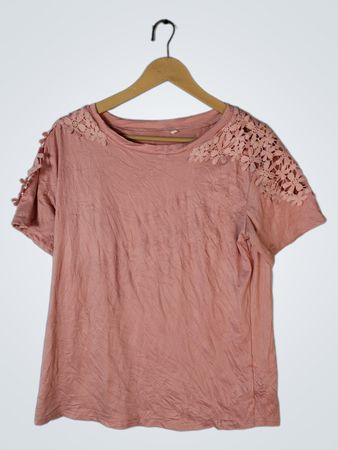 Pink Lace Top