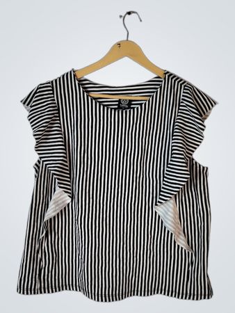 Bobeau Striped Top