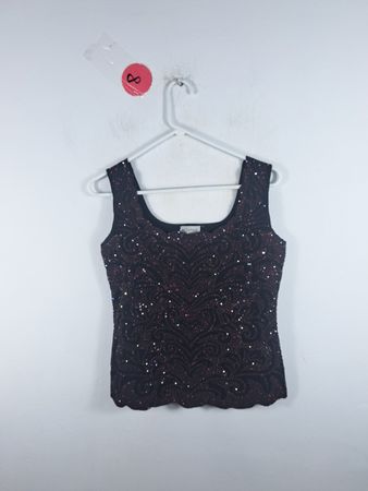 Metaphor Sequined Top