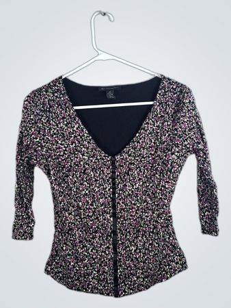 INC Floral Peplum Top
