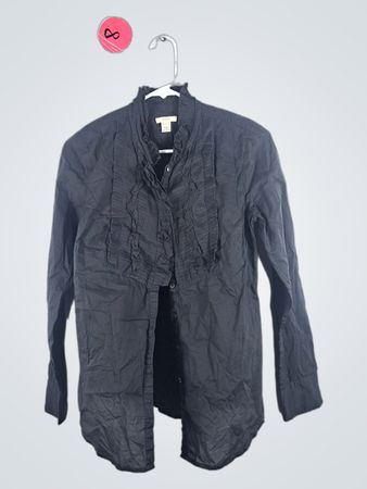 J.Crew Gray Long-Sleeve Shirt