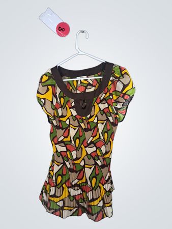 Nicola Pleated Top
