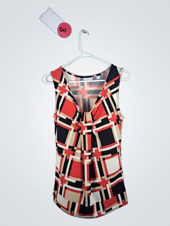 New York & Company Geometric Pattern Dress