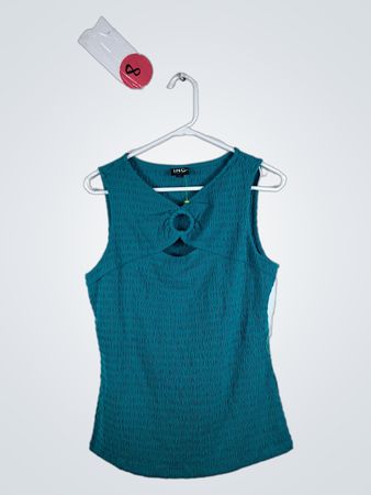 Teal Sleeveless Top