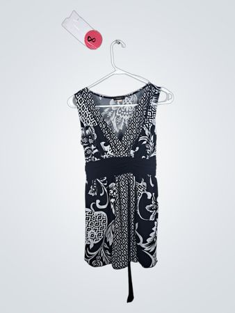Cocomo Black and White Floral Dress
