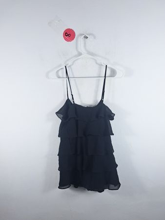 Black Ruffled Dress