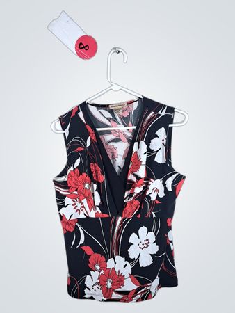 Susan Lawrence Floral Sleeveless Top
