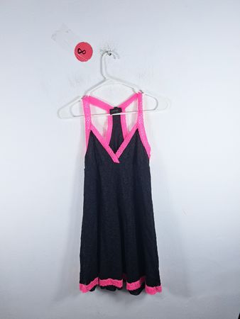 La Senza Black and Pink Lace Dress