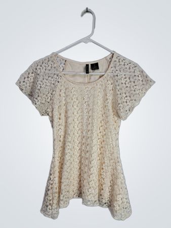 New Directions Petite Crochet Top